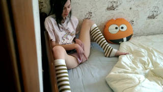 021 Spying on Masturbating Step Sister ¦ Catch, Squirt, Real Orgasm_Laruna_Mave_1080p.mp4